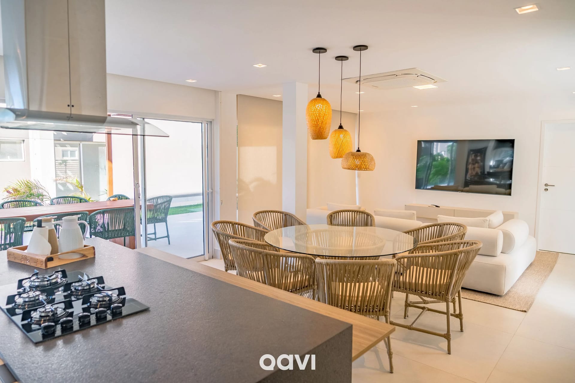 Cozinha ou kitnet — Casa de Luxo com Jacuzzi em Gostoso by Qavi