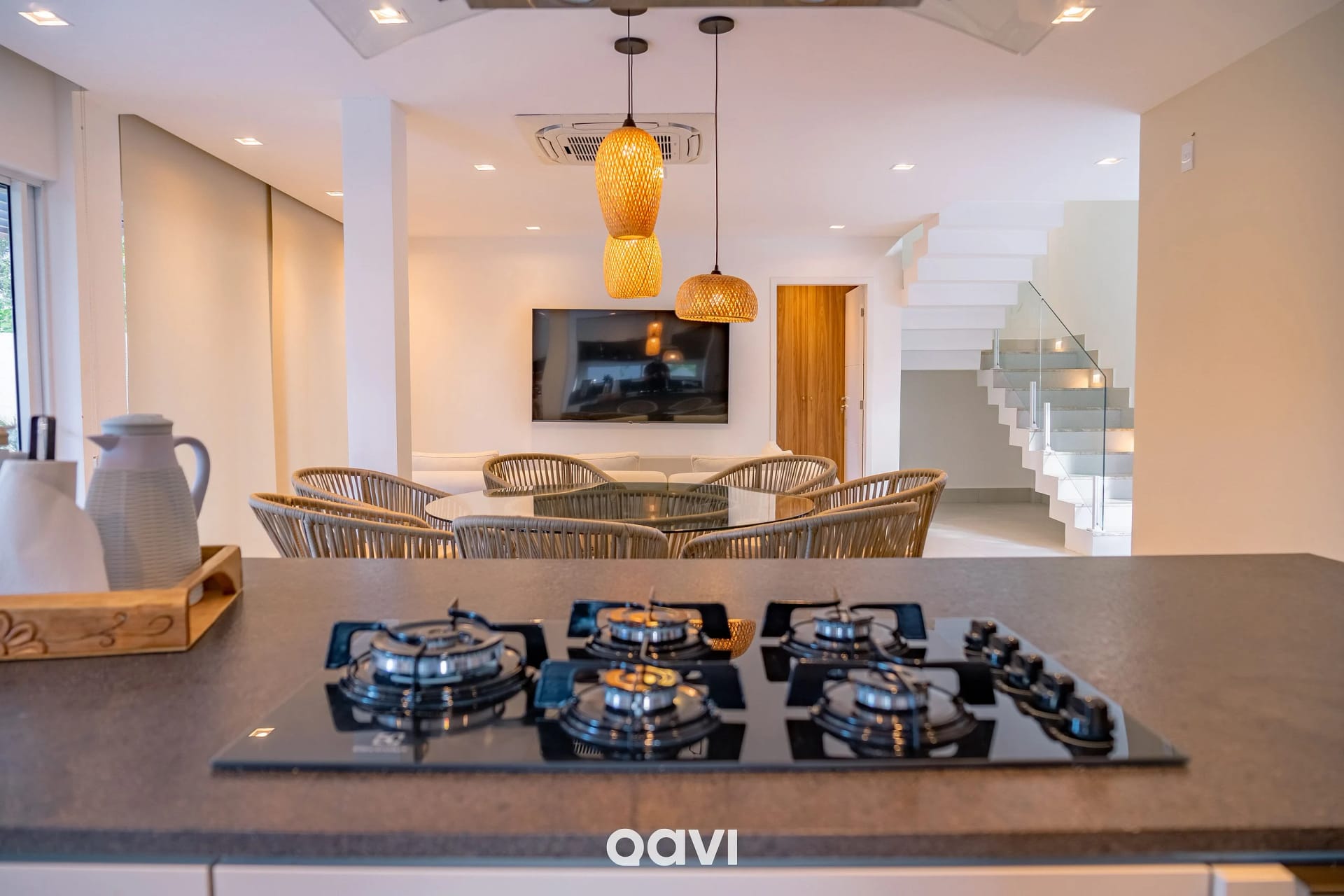 Cozinha ou kitnet — Casa de Luxo com Jacuzzi em Gostoso by Qavi