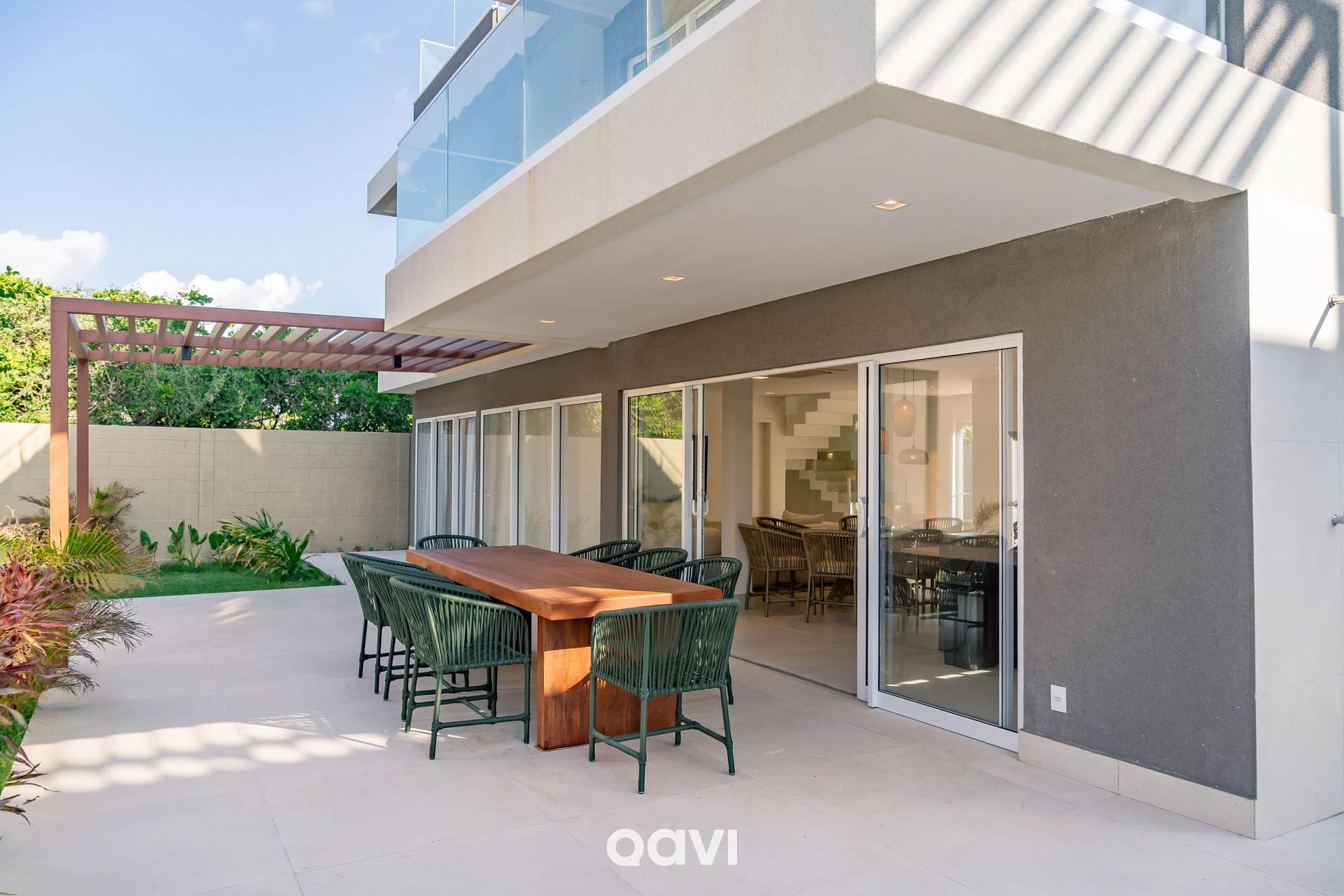 Varanda / Terraço — Casa de Luxo com Jacuzzi em Gostoso by Qavi