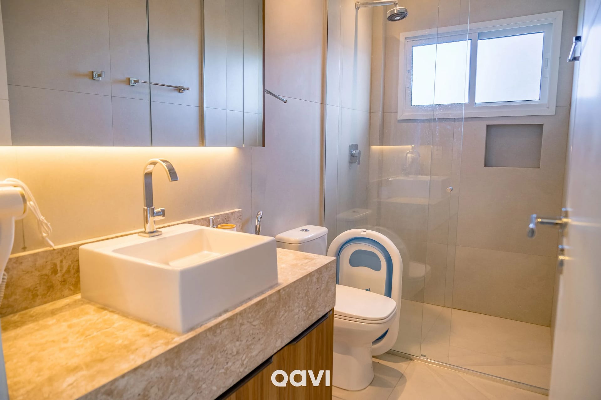 Banheiro — Casa de Luxo com Jacuzzi em Gostoso by Qavi