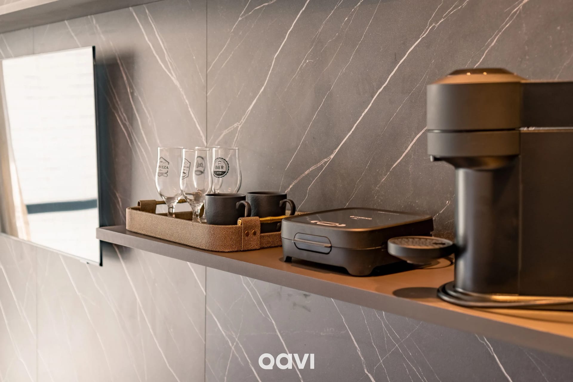 Cocina o kitnet — Studio Beira Mar Alta Garden Bessa by Qavi