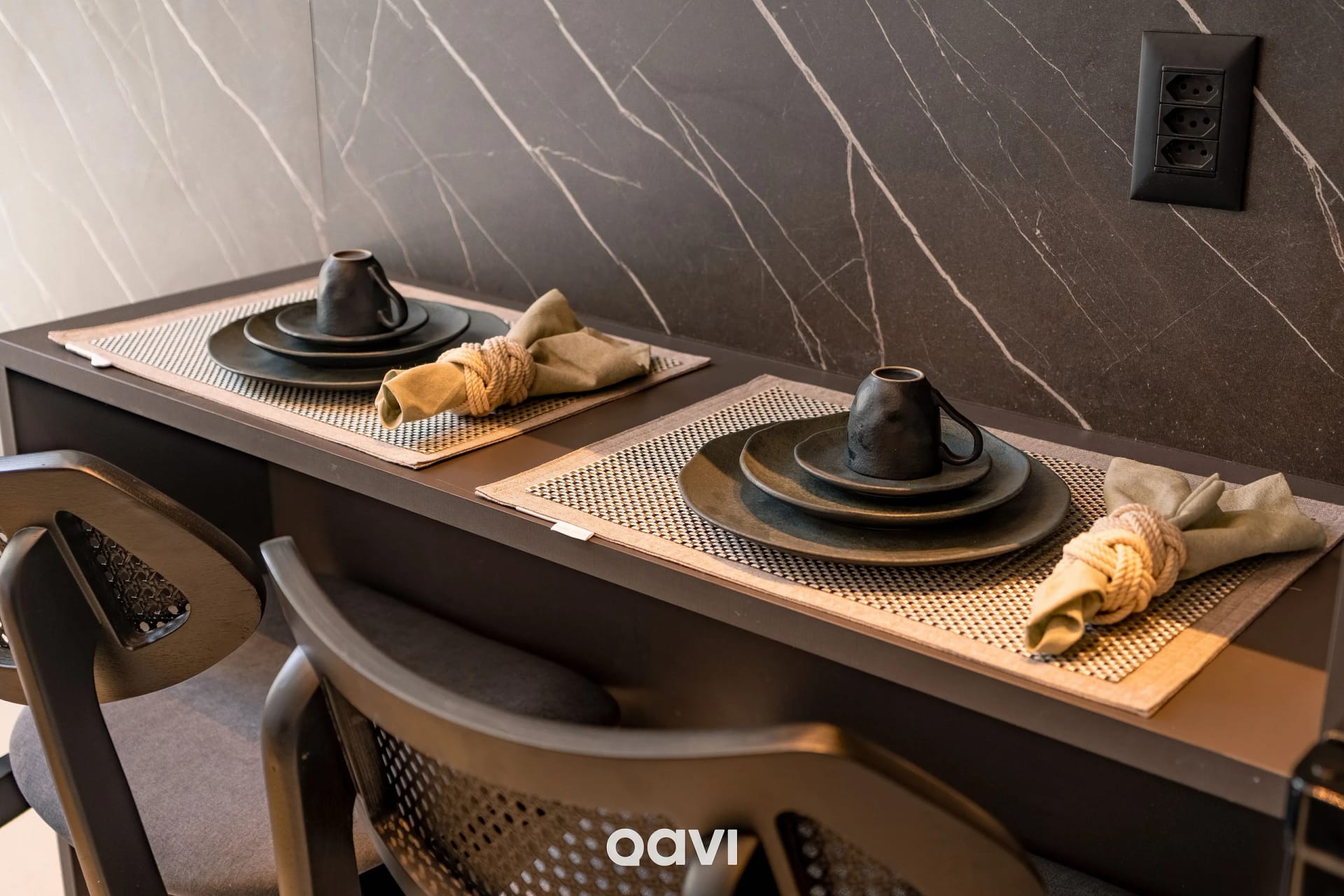 Cocina o kitnet — Studio Beira Mar Alta Garden Bessa by Qavi