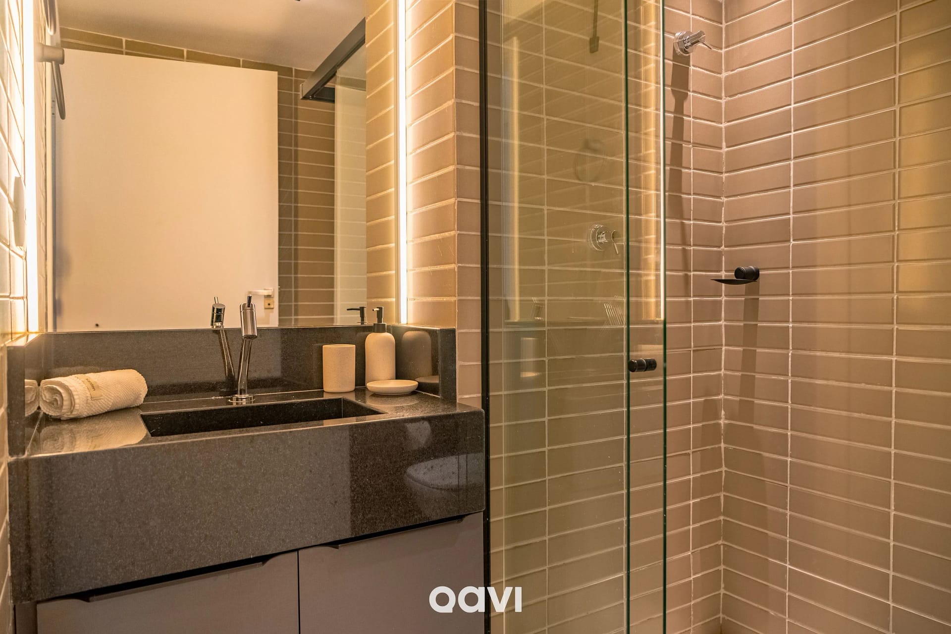 Baño — Studio Beira Mar Alta Garden Bessa by Qavi
