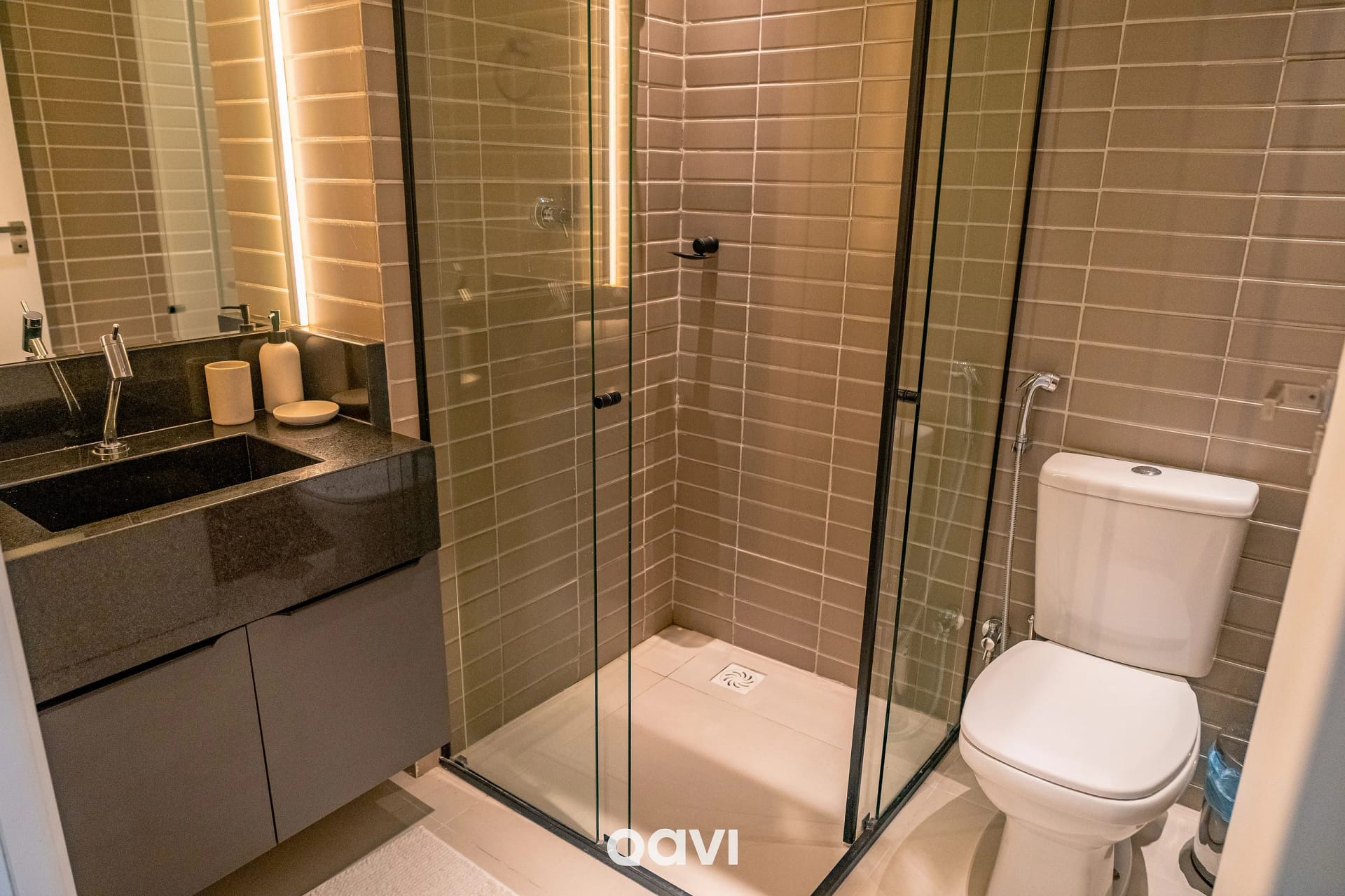 Baño — Studio Beira Mar Alta Garden Bessa by Qavi