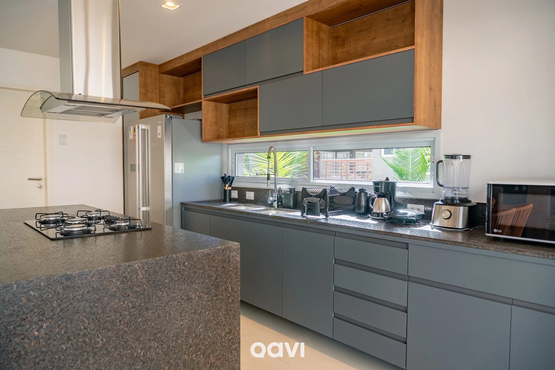 Kitchen or kitchenette — Casa de Luxo Vista Mar em Gostoso by Qavi