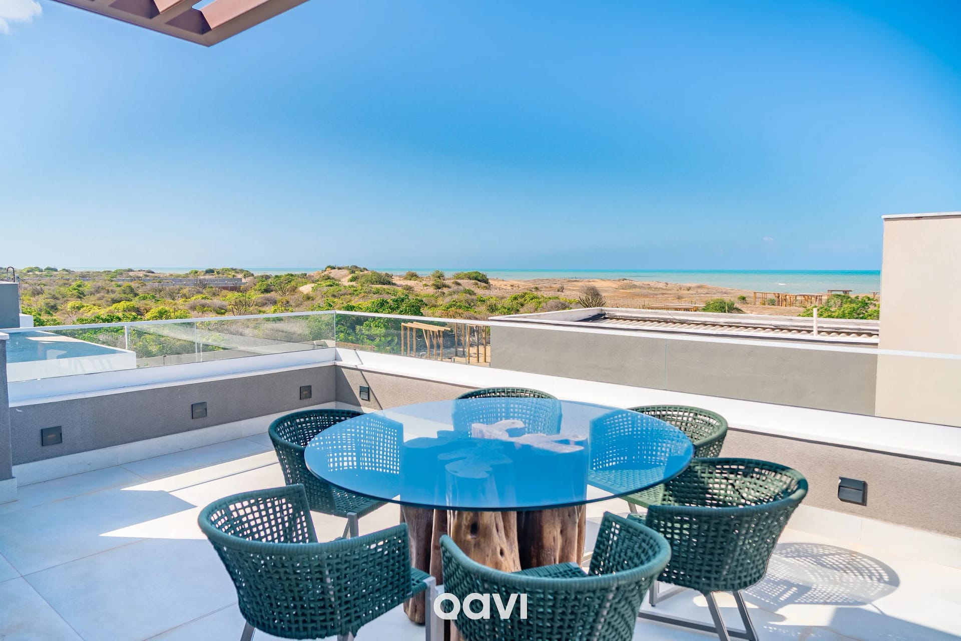 Balcony / Terrace — Casa de Luxo Vista Mar em Gostoso by Qavi
