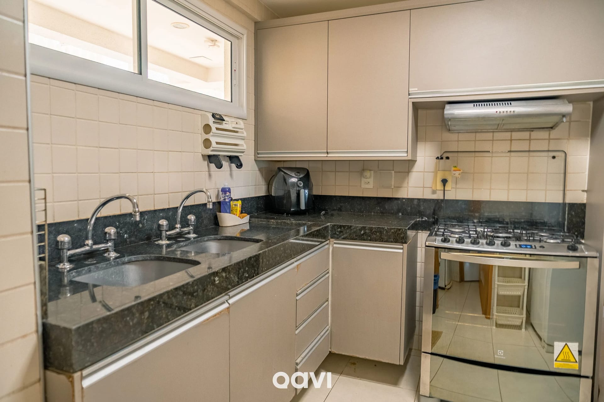 Cocina o kitnet — Apartamento Vista Mar Porto Brasil Pirangi by Qavi