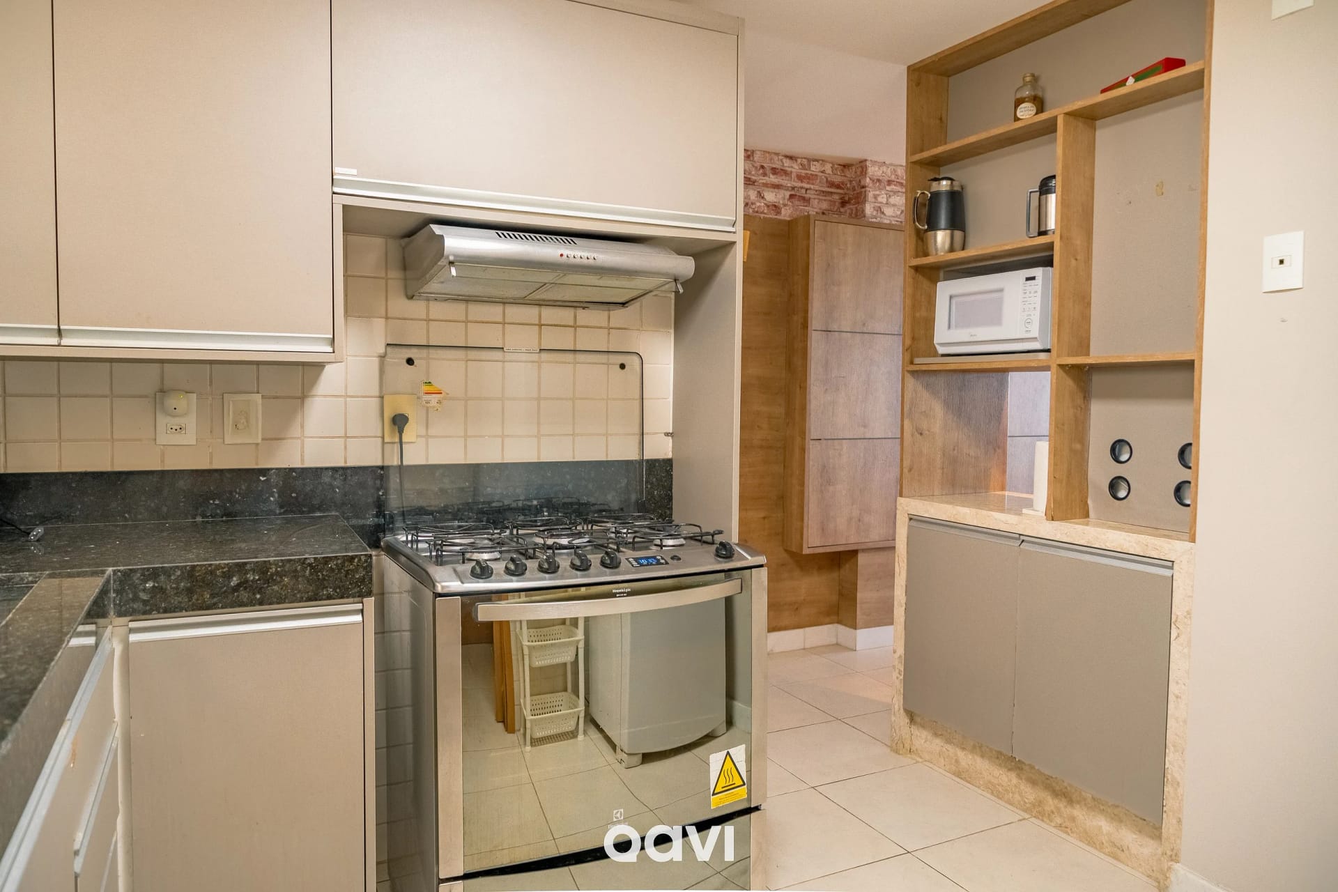 Cocina o kitnet — Apartamento Vista Mar Porto Brasil Pirangi by Qavi