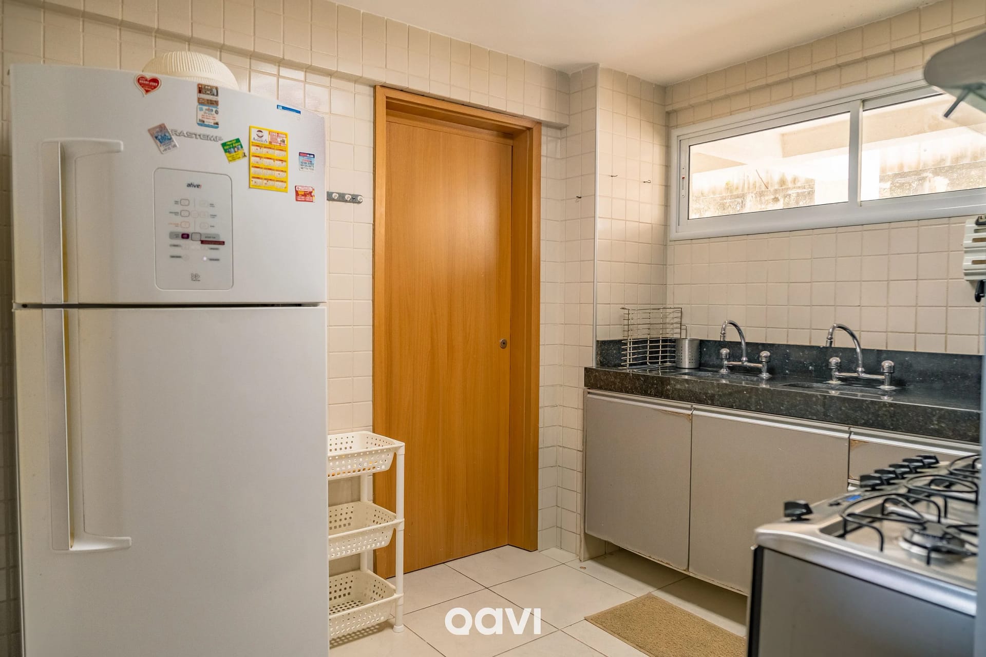 Cocina o kitnet — Apartamento Vista Mar Porto Brasil Pirangi by Qavi