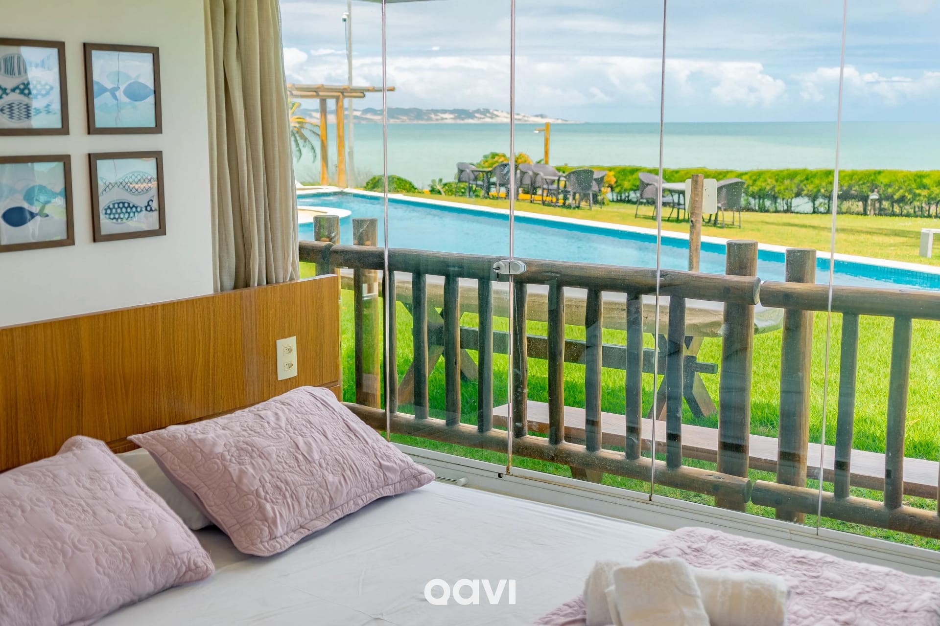 Dormitorio — Apartamento Vista Mar Porto Brasil Pirangi by Qavi