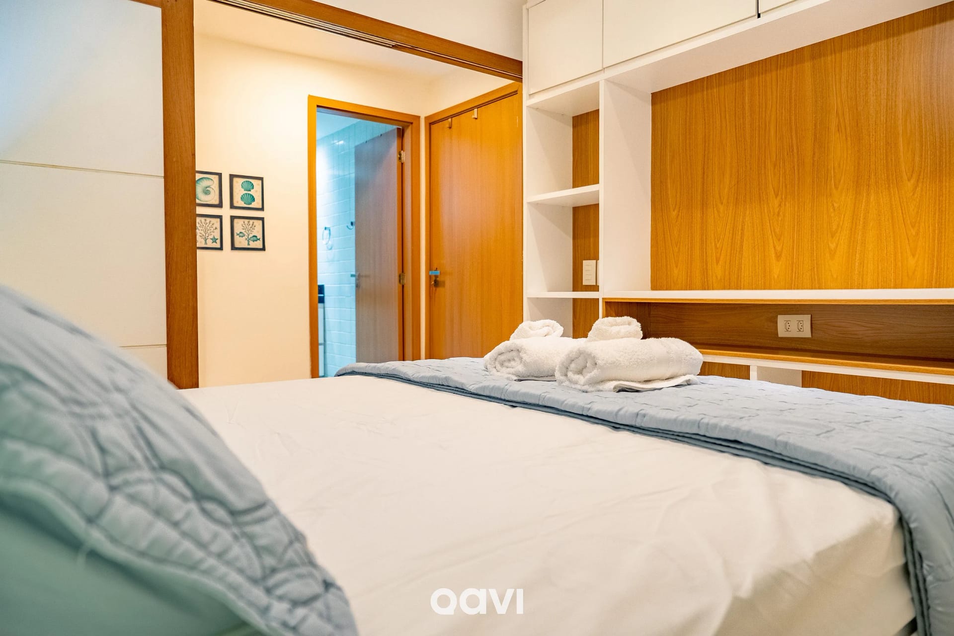 Dormitorio — Apartamento Vista Mar Porto Brasil Pirangi by Qavi