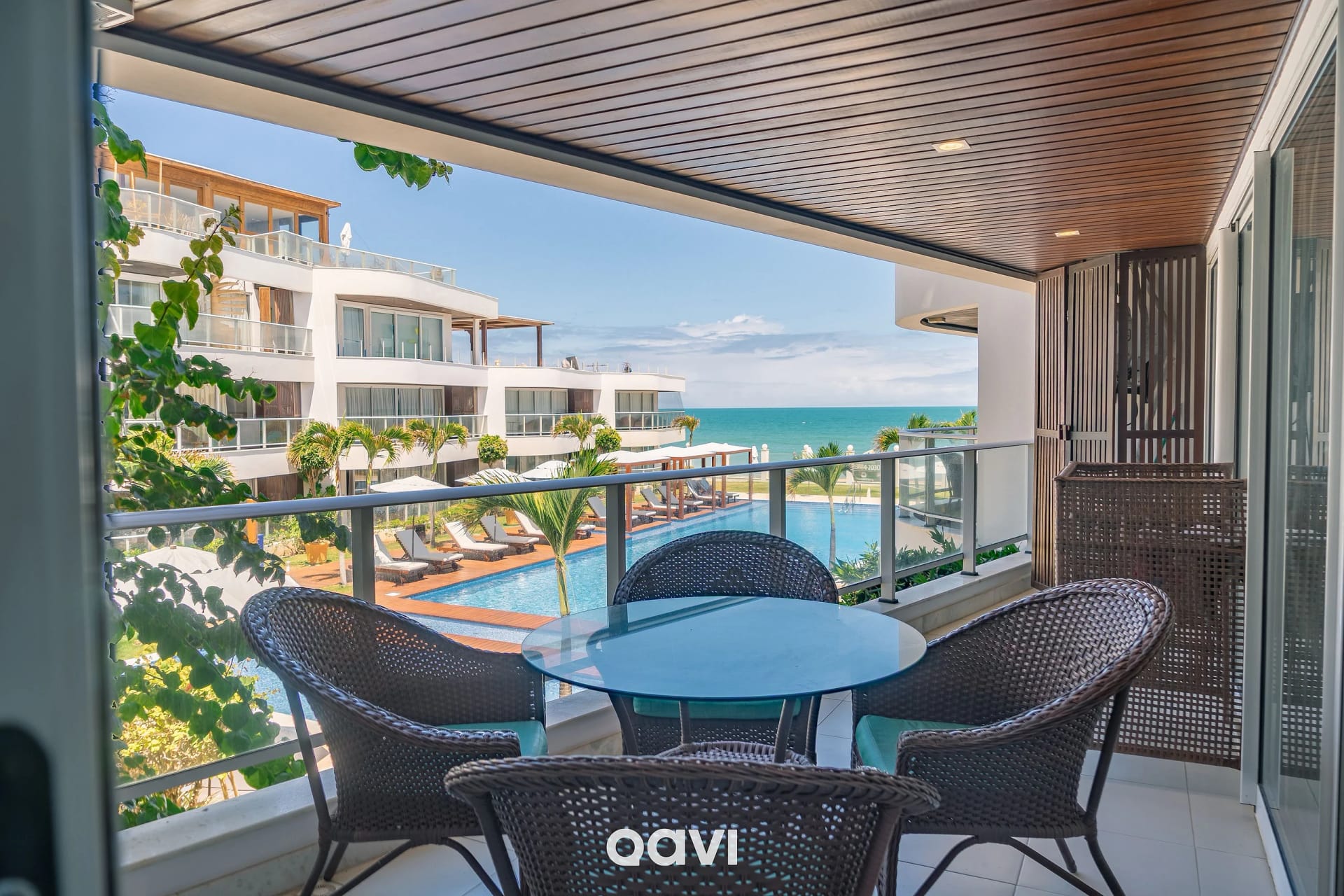 Balcony / Terrace — Apartamento Dunas de Cotovelo Beira-Mar by Qavi
