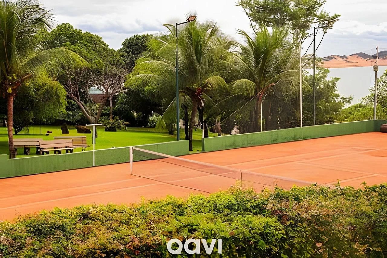 Pista de tenis — Apartamento Vista Mar Porto Brasil Pirangi by Qavi