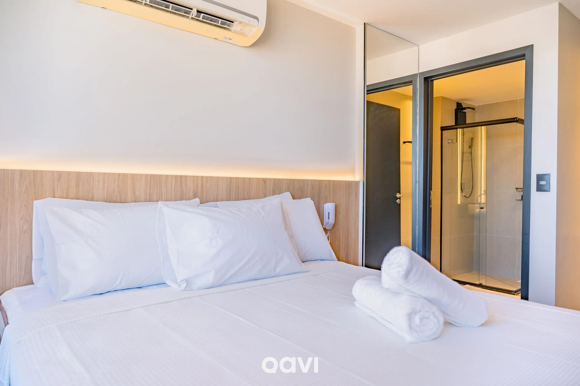 Dormitorio — Studio VIsta Mar Emunah Ponta de Campina by Qavi