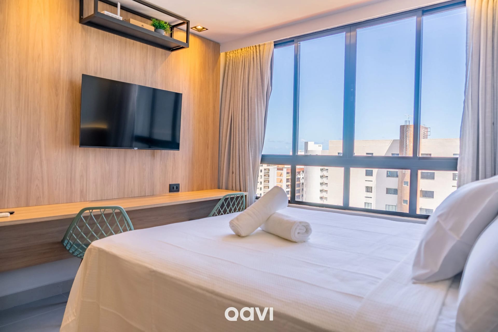 Dormitorio — Studio VIsta Mar Emunah Ponta de Campina by Qavi