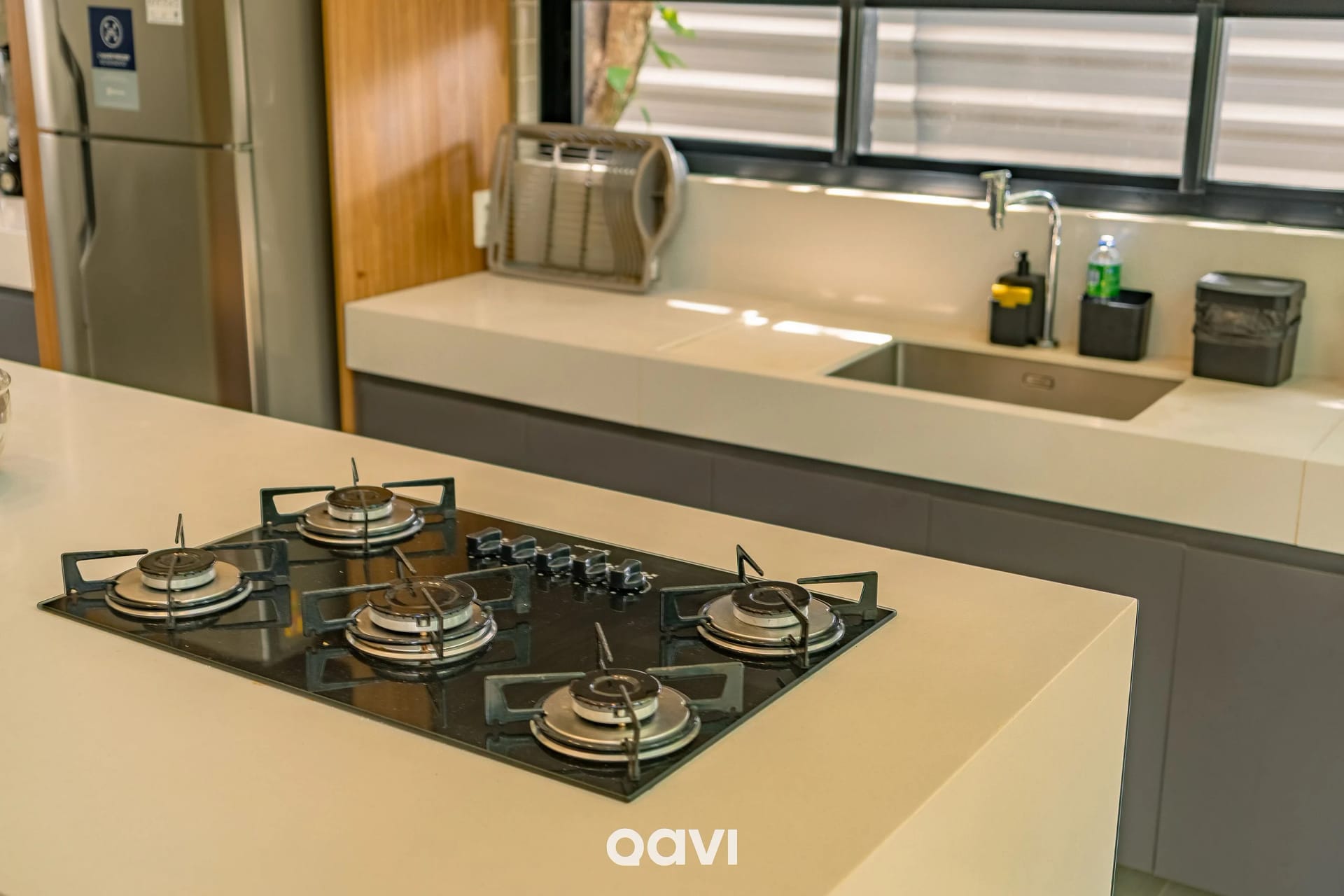 Kitchen or kitchenette — Casa de Luxo com Piscina em Pipa by Qavi
