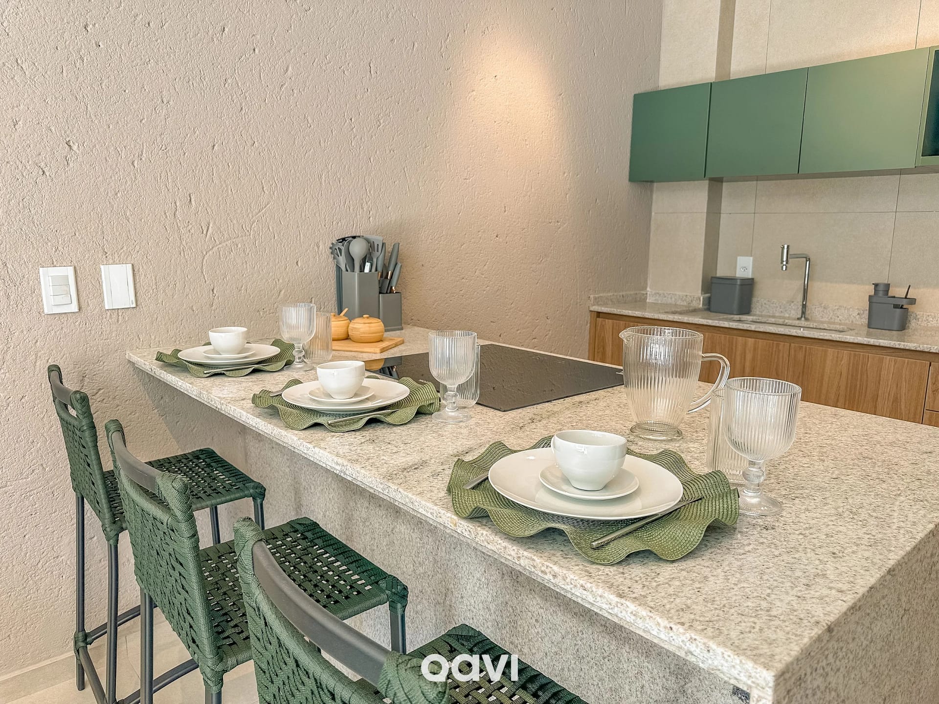 Kitchen or kitchenette — Studio Manah Villa Boutique em Milagres by Qavi