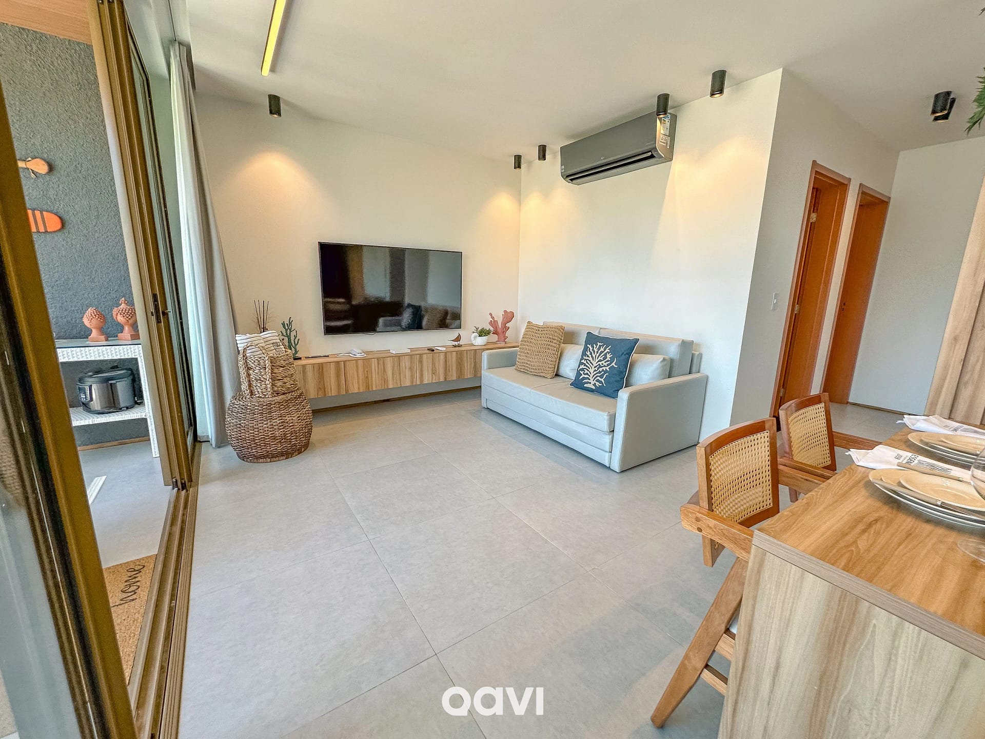 Sala de Estar — Apartamento Superior Essence Tatuamunha by Qavi
