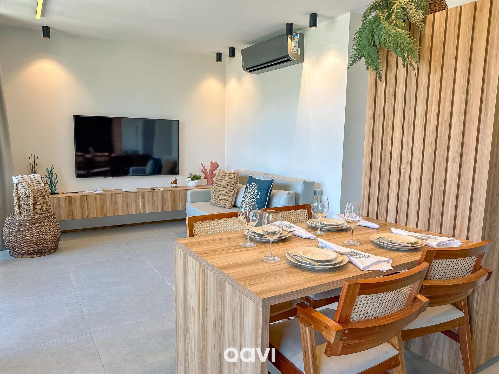 Sala de Estar — Apartamento Superior Essence Tatuamunha by Qavi
