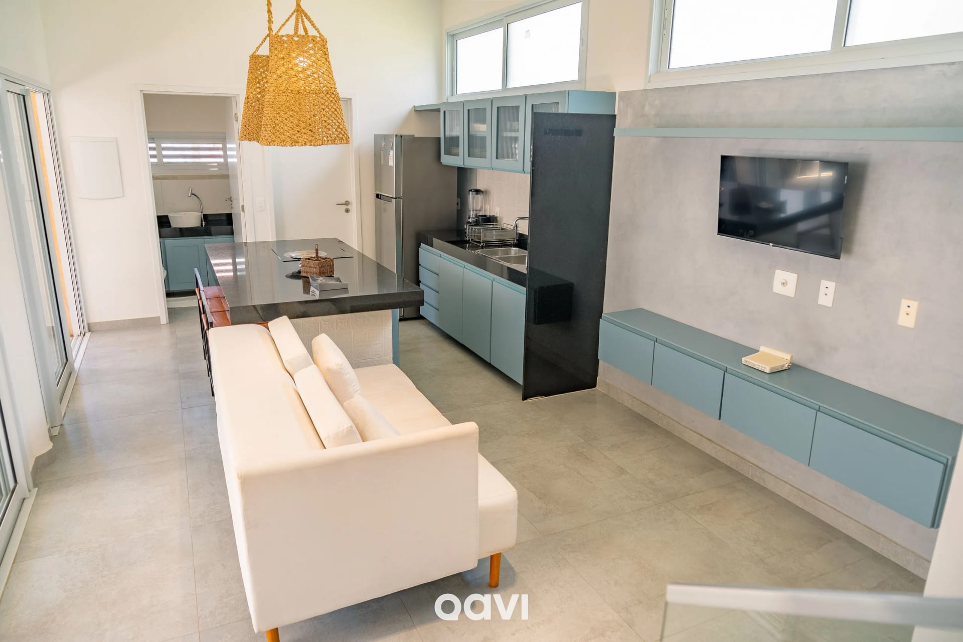 Sala de Estar — Casa Ampla com Piscina Privativa em Pipa by Qavi