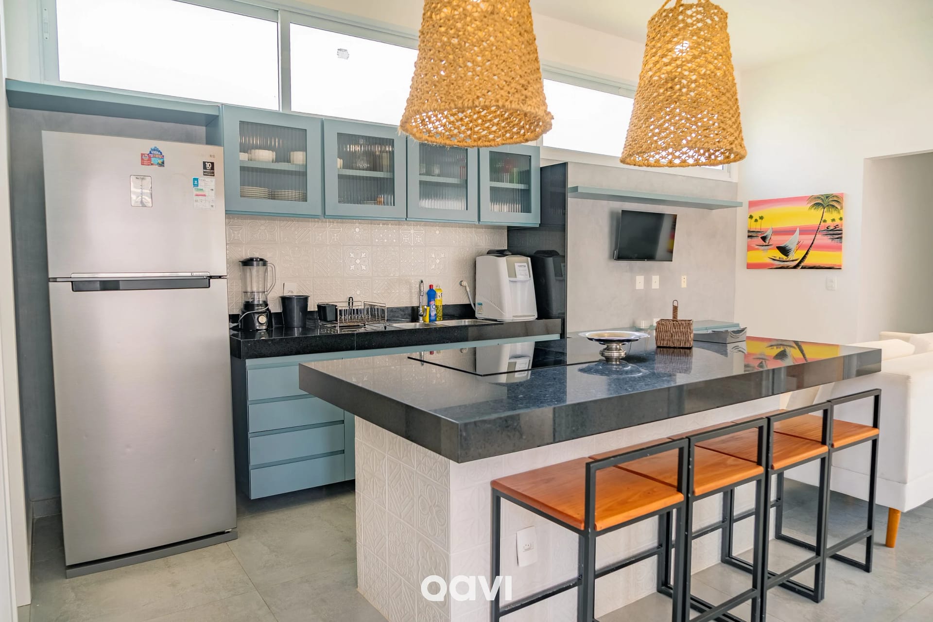 Cozinha ou kitnet — Casa Ampla com Piscina Privativa em Pipa by Qavi