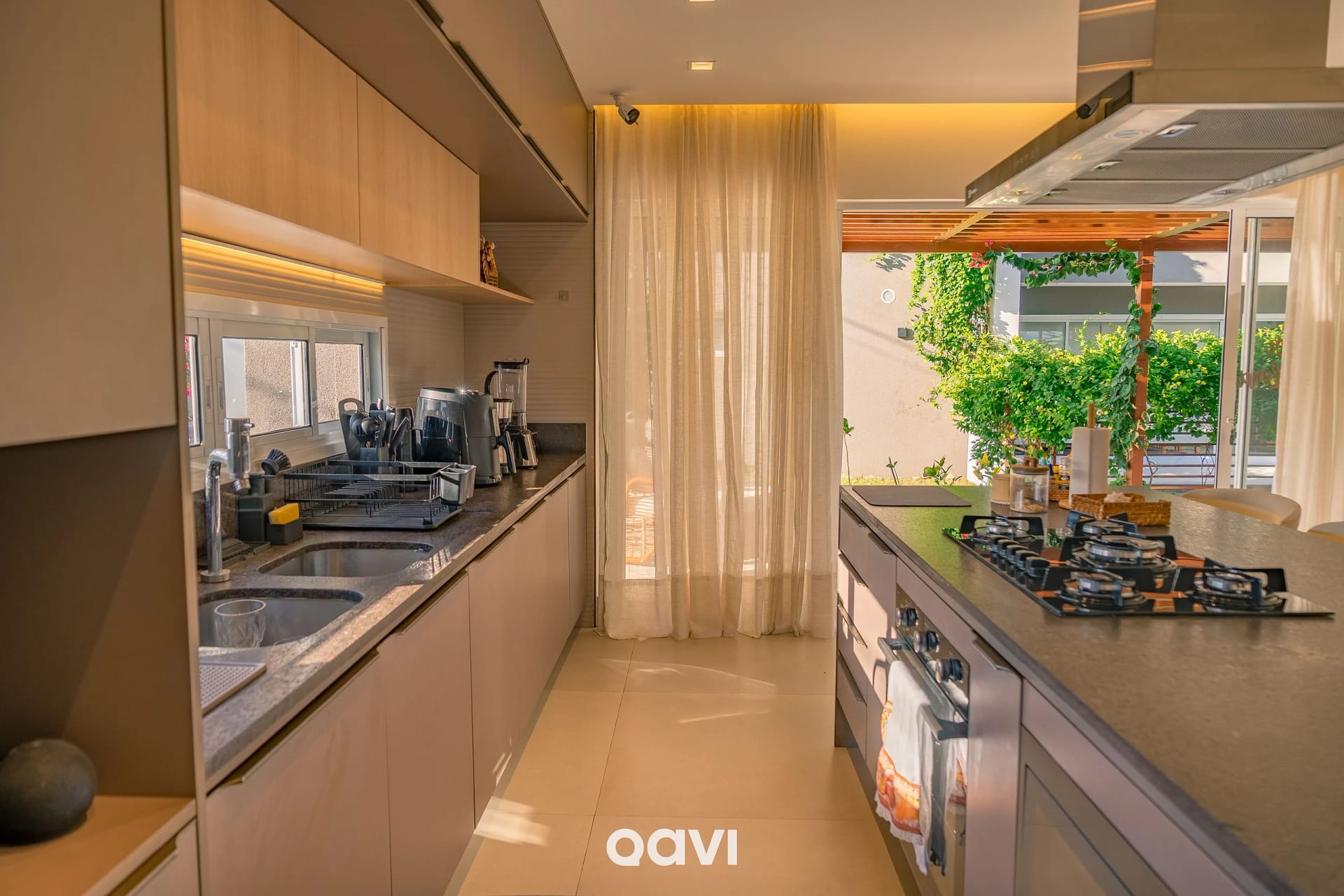 Communal kitchen — Casa com Piscina em Condomínio em Gostoso by Qavi
