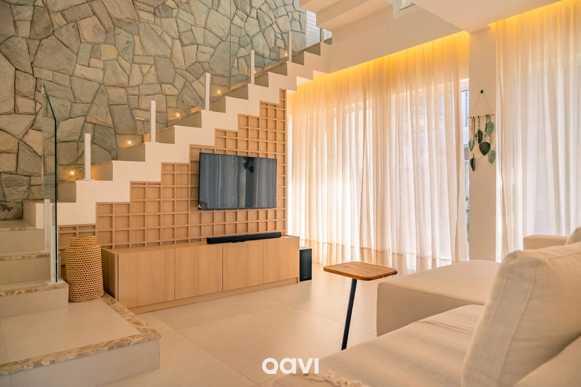 Living Room — Casa com Piscina em Condomínio em Gostoso by Qavi