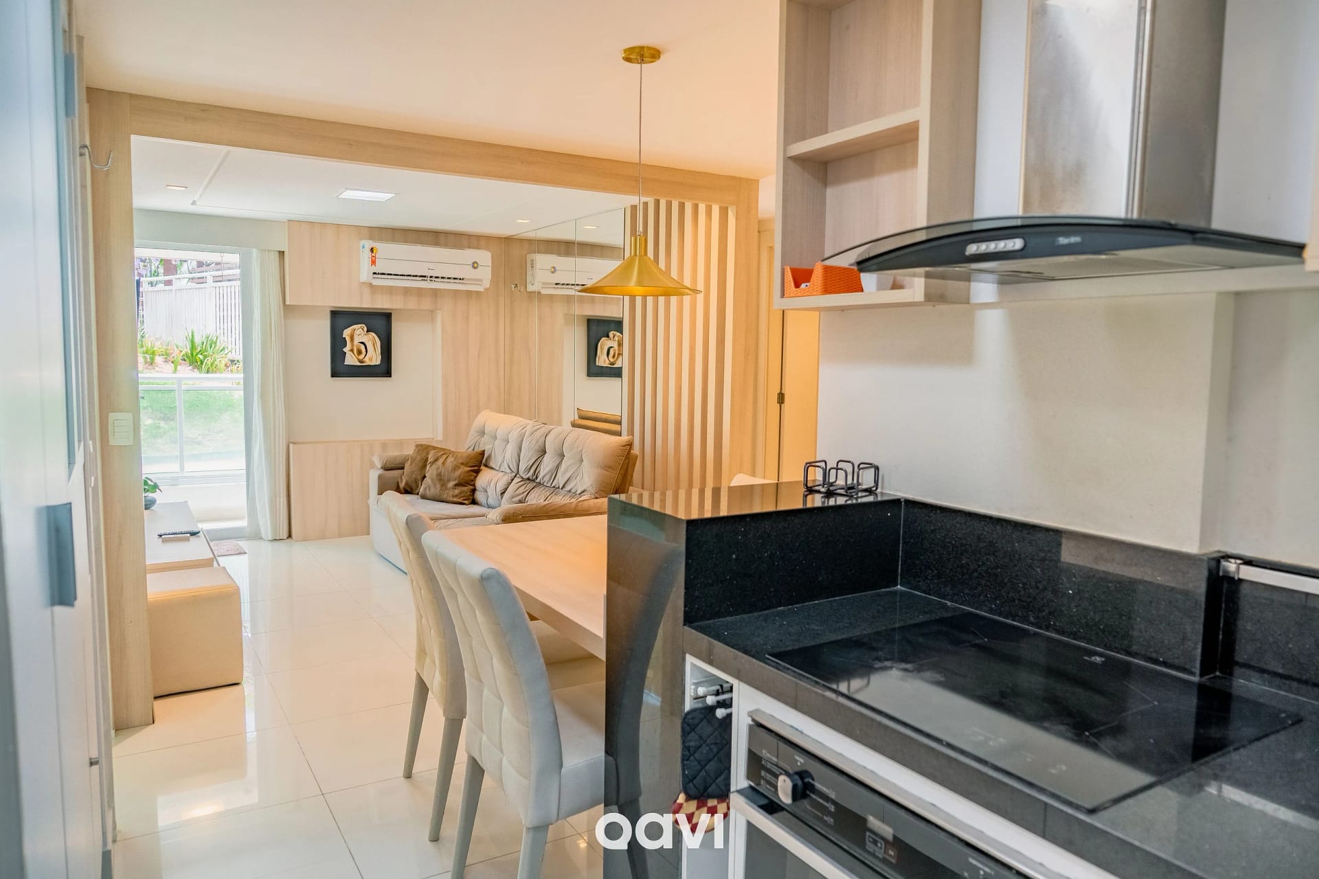 Kitchen or kitchenette — In Mare Bali Flat Premium Maui by Qavi