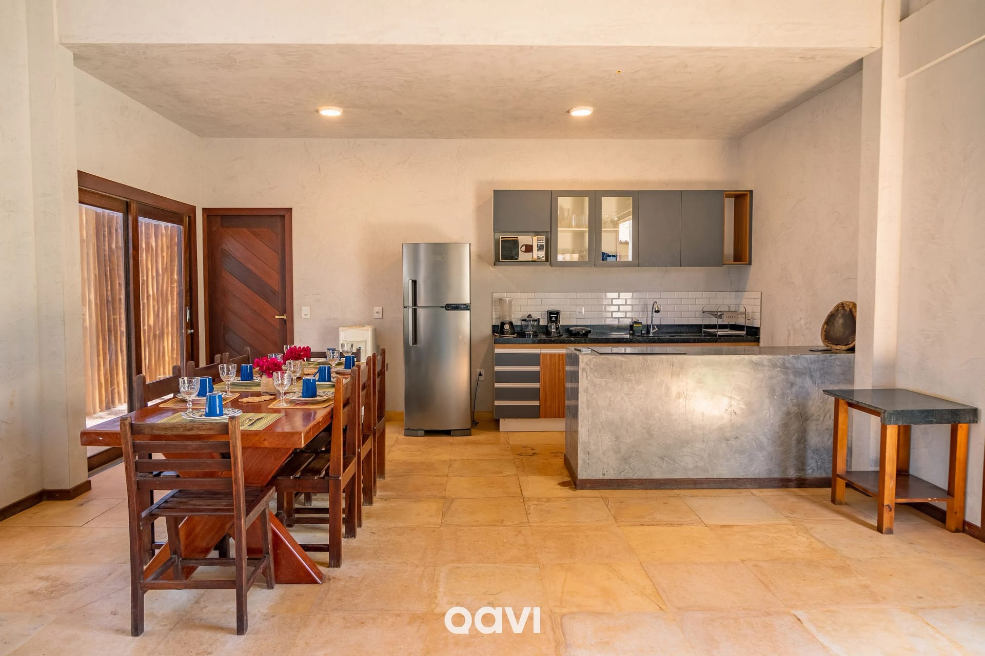 Cocina o kitnet — Villa Kaitei Casa em São Miguel do Gostoso by Qavi