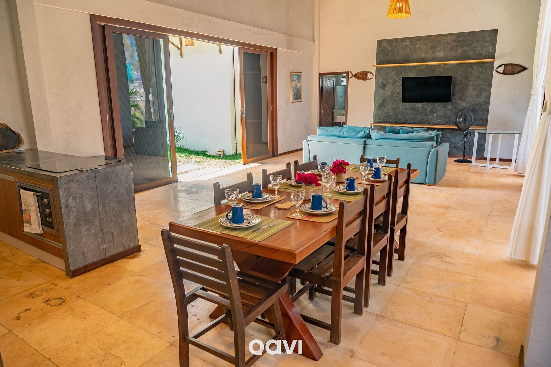 Sala de Estar — Villa Kaitei Casa em São Miguel do Gostoso by Qavi