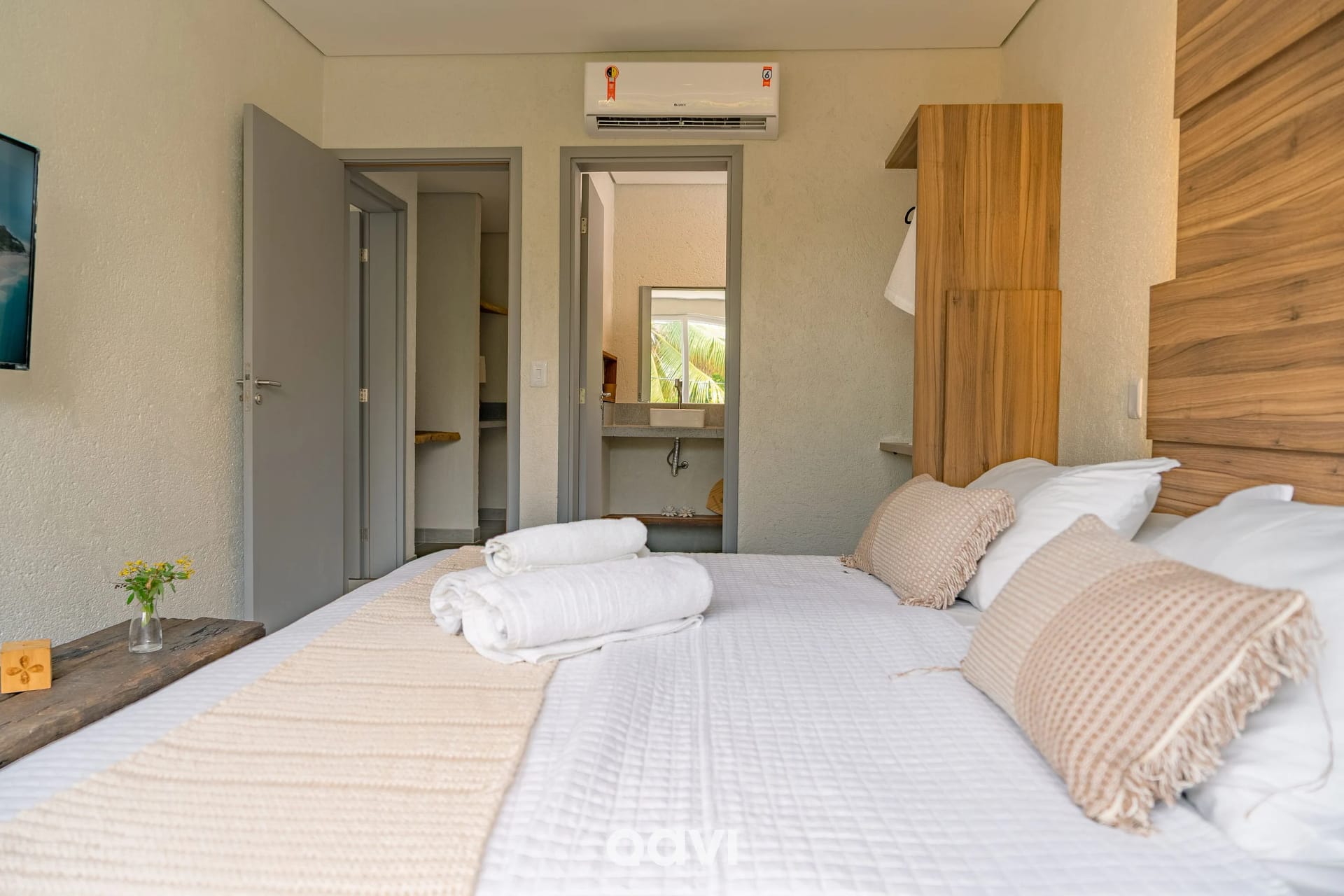 Dormitorio — Casa com Piscina Cond Beira-Mar Milagres Qavi
