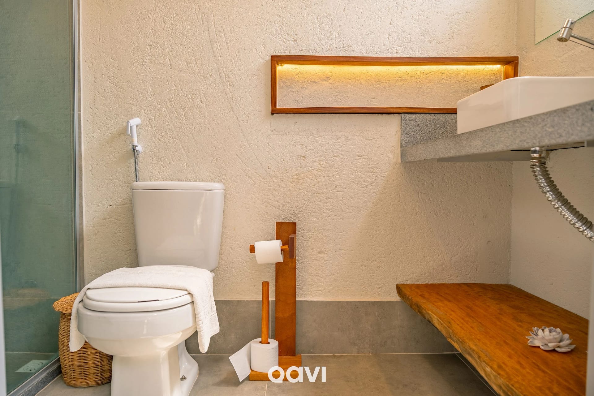 Baño — Casa com Piscina Cond Beira-Mar Milagres Qavi