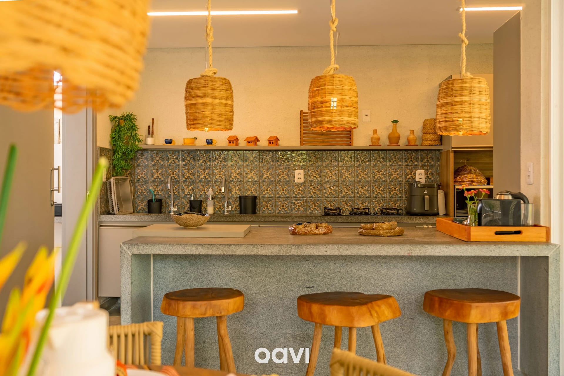 Cocina o kitnet — Casa com Piscina Cond Beira-Mar Milagres Qavi