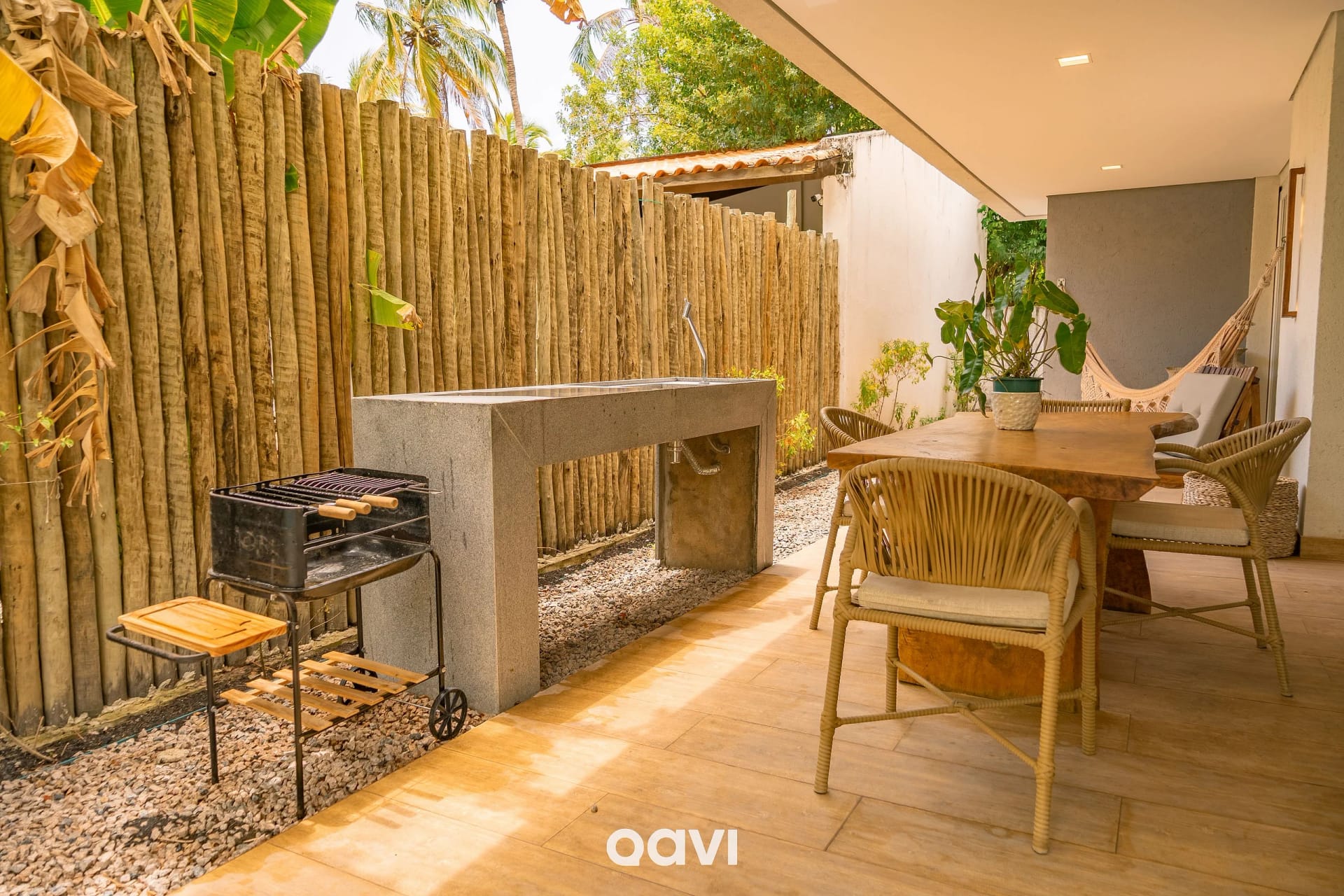 Parrilla — Casa com Piscina Cond Beira-Mar Milagres Qavi
