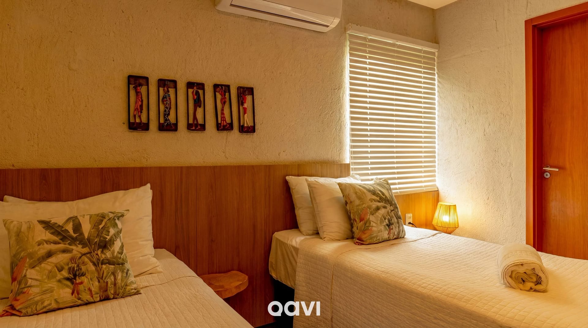 Quarto — Casa com Piscina Privativa em São Miguel dos Milagres by Qavi
