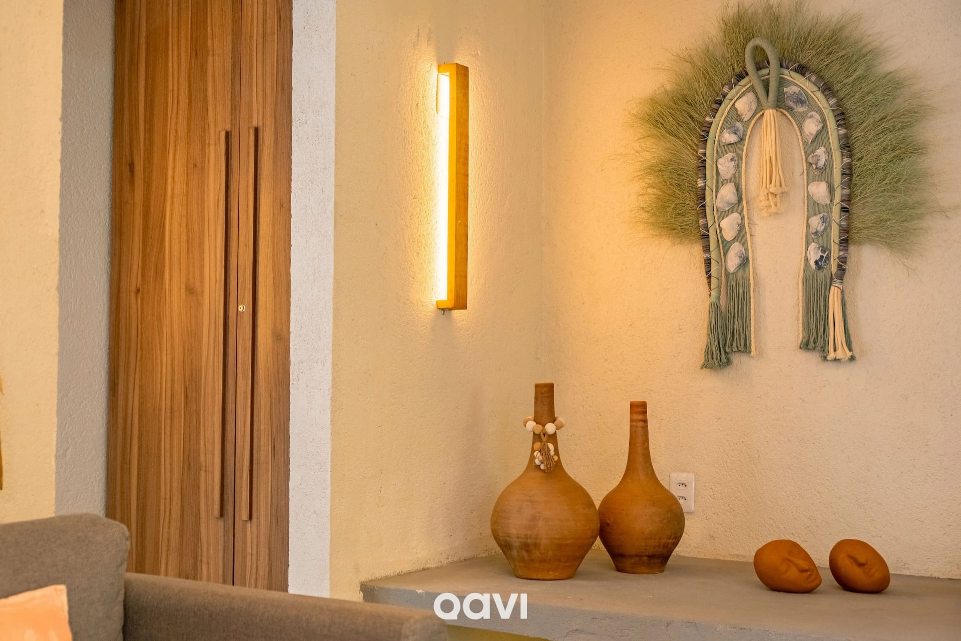 Sala de Estar — Casa com Piscina em Cond Beira Mar Milagres Qavi