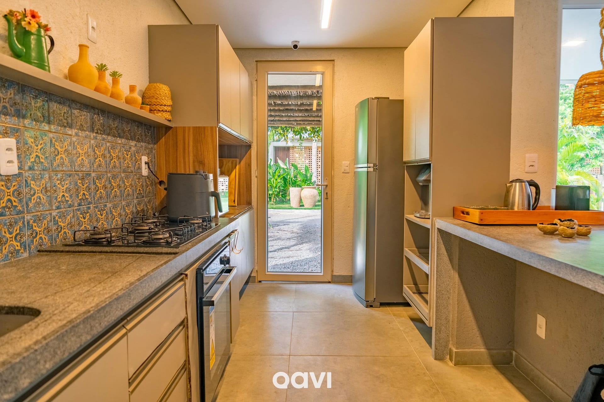 Cozinha ou kitnet — Casa com Piscina em Cond Beira Mar Milagres Qavi