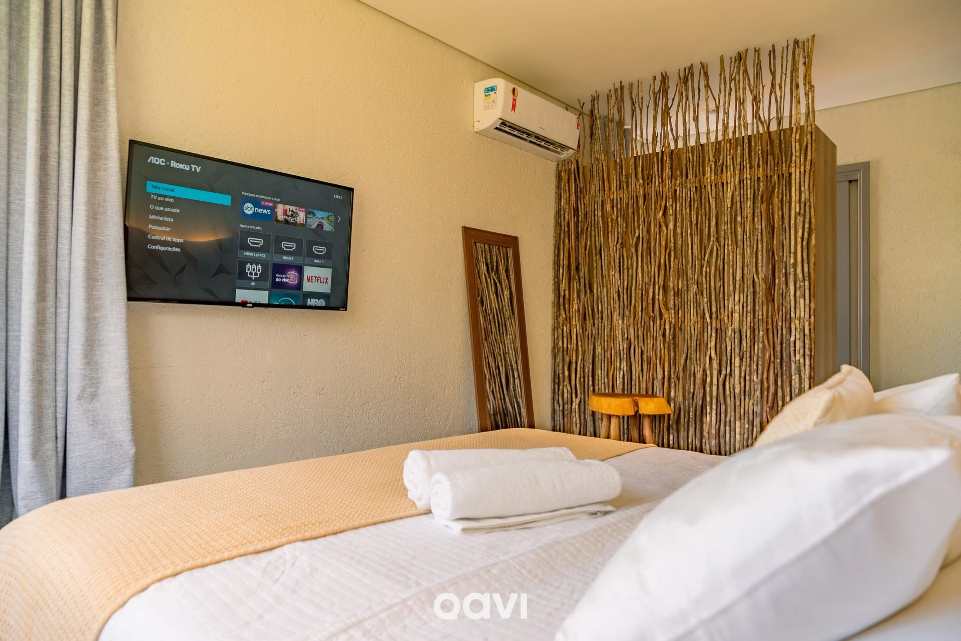 Quarto — Casa com Piscina em Cond Beira Mar Milagres Qavi