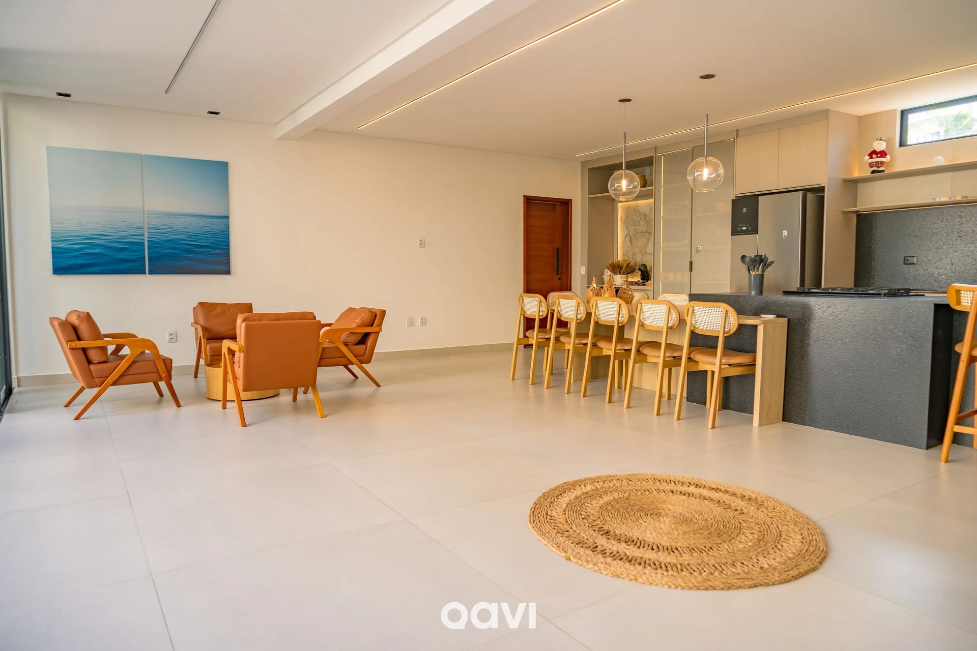 Living Room — Casa Luxo com Piscina e Jacuzzi em Gostoso by Qavi