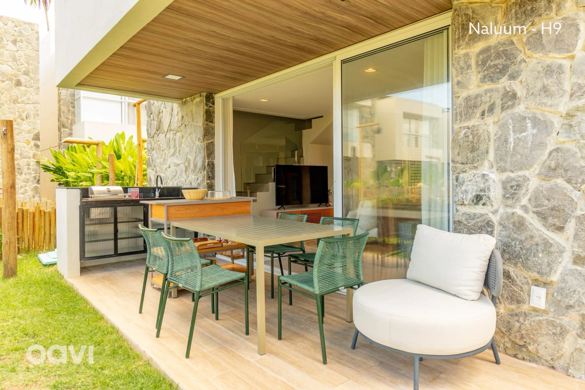 Balcony / Terrace — Casa Anamá em condomínio Naluum by Qavi
