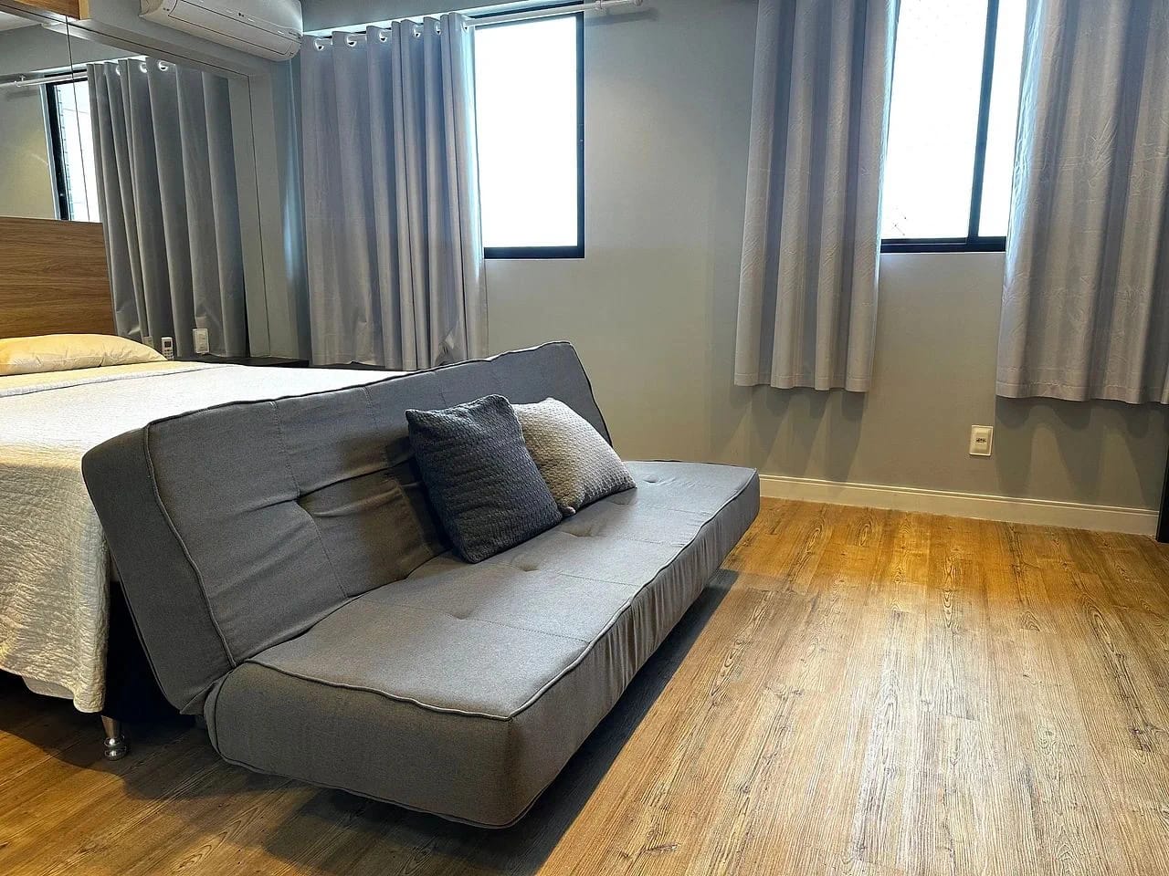 Bedroom — Studio no Edifício Time em Maceió by Qavi