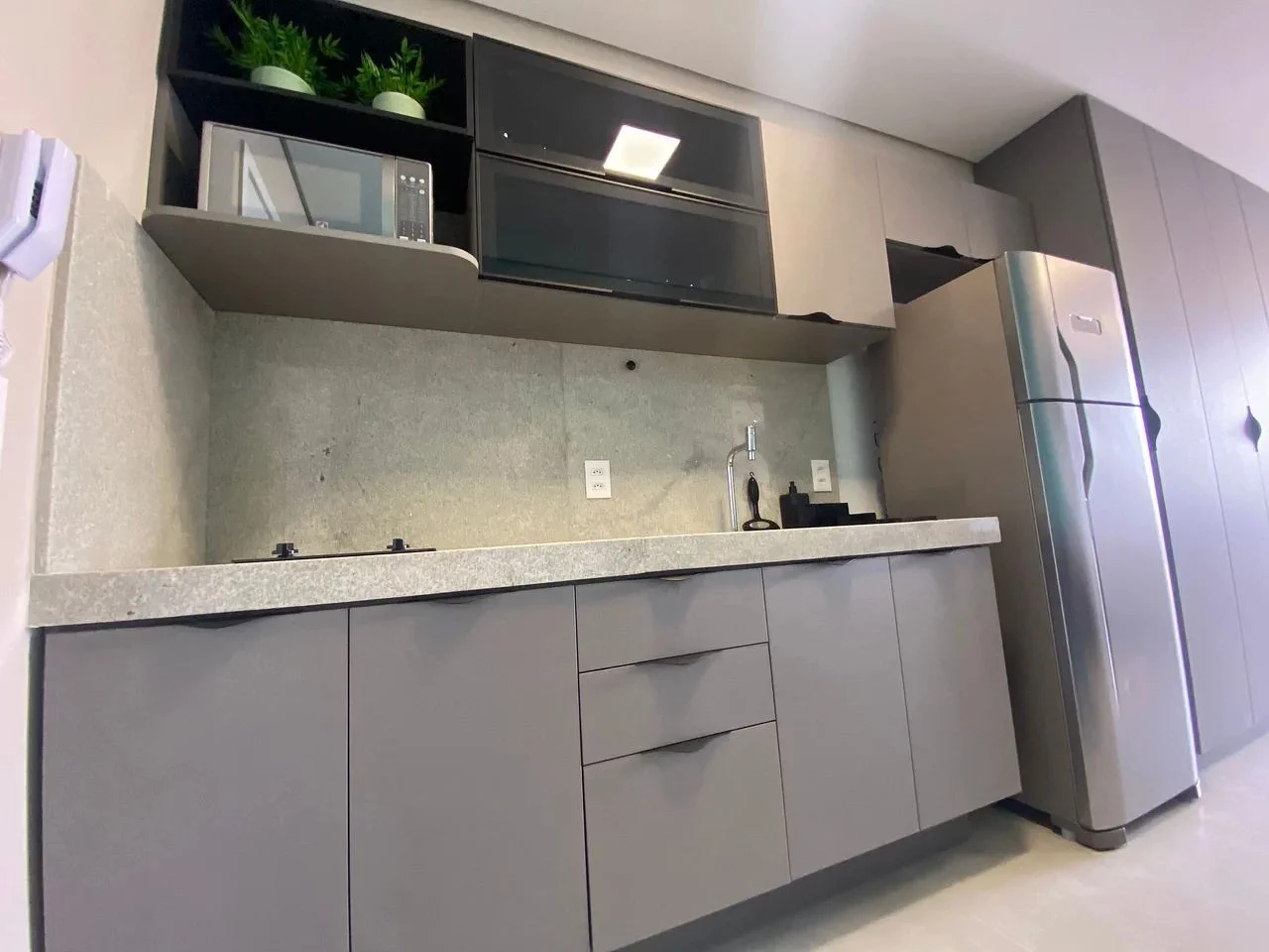 Cocina o kitnet — Studio em Maceió Sky Concept by Qavi