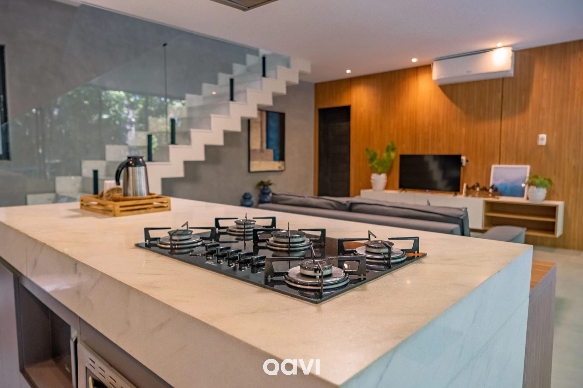 Kitchen or kitchenette — Casa com Piscina Privativa no Condomínio Maxlife10 - By Qavi