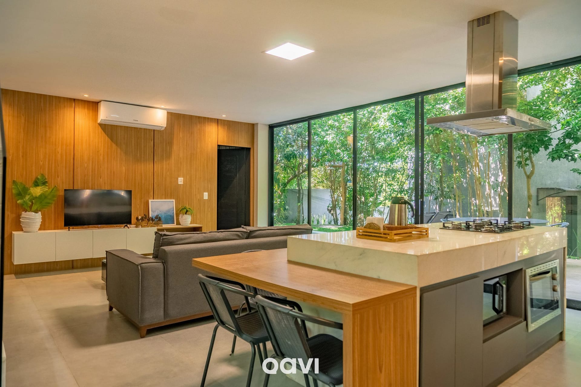 Kitchen or kitchenette — Casa com Piscina Privativa no Condomínio Maxlife10 - By Qavi