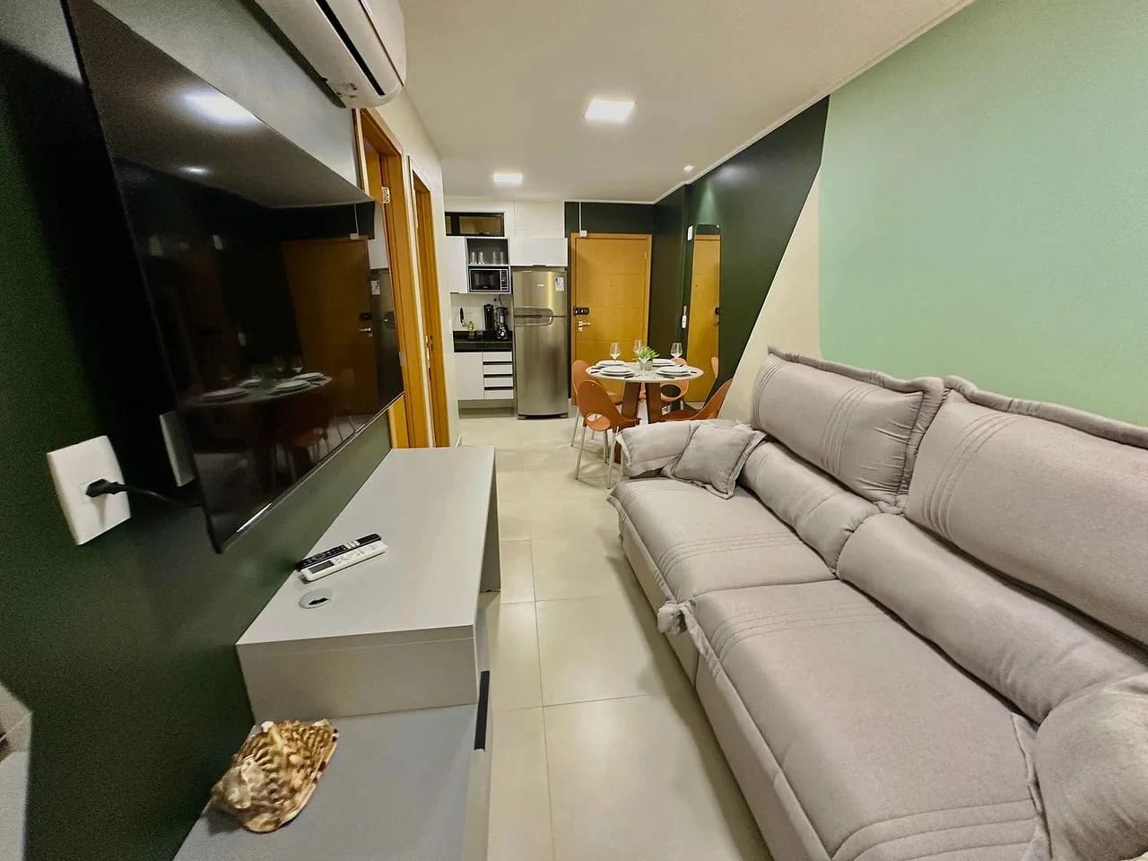 Living Room — Apartamento Studio Design Maceió by Qavi