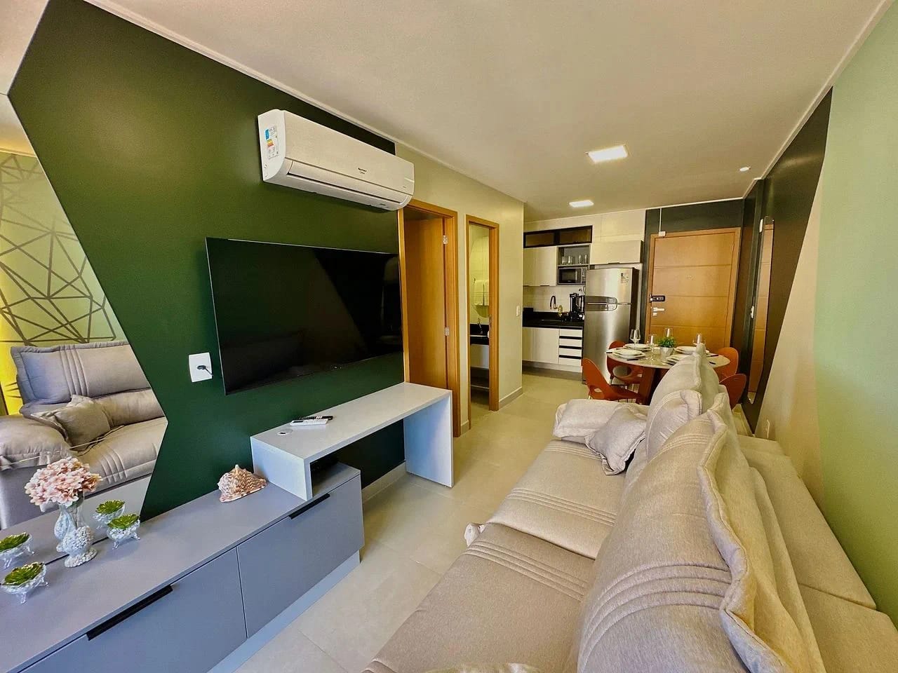 Living Room — Apartamento Studio Design Maceió by Qavi