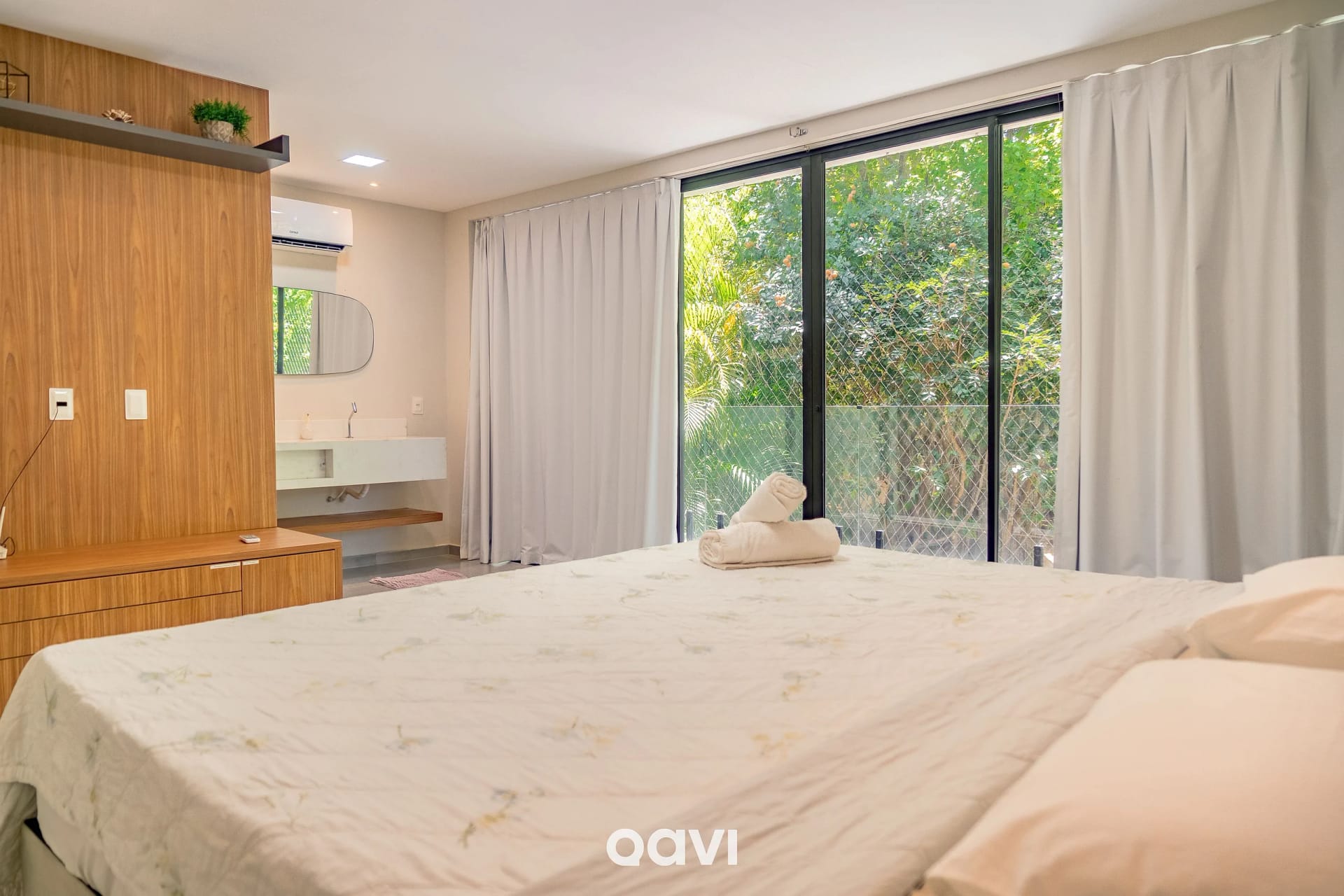 Quarto — Casa luxuosa em condomínio Maxlife09 - By Qavi