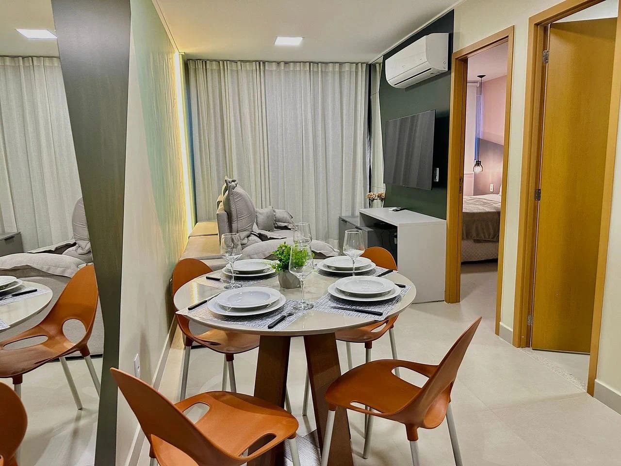Dining area — Apartamento Studio Design Maceió by Qavi