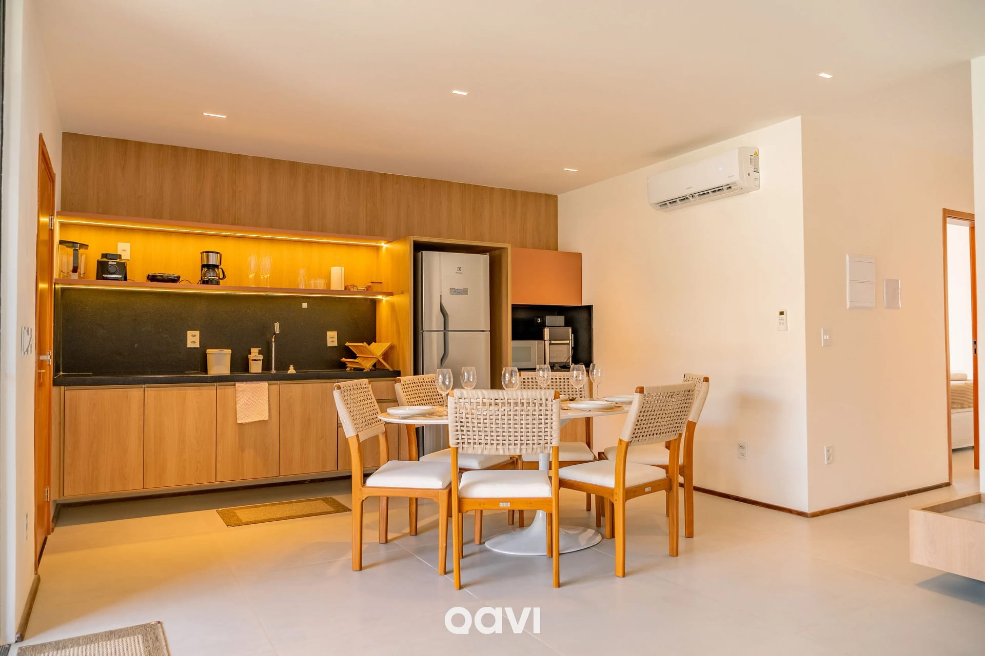 Comedor — Apartamento na Praia de Tatuamunha by Qavi