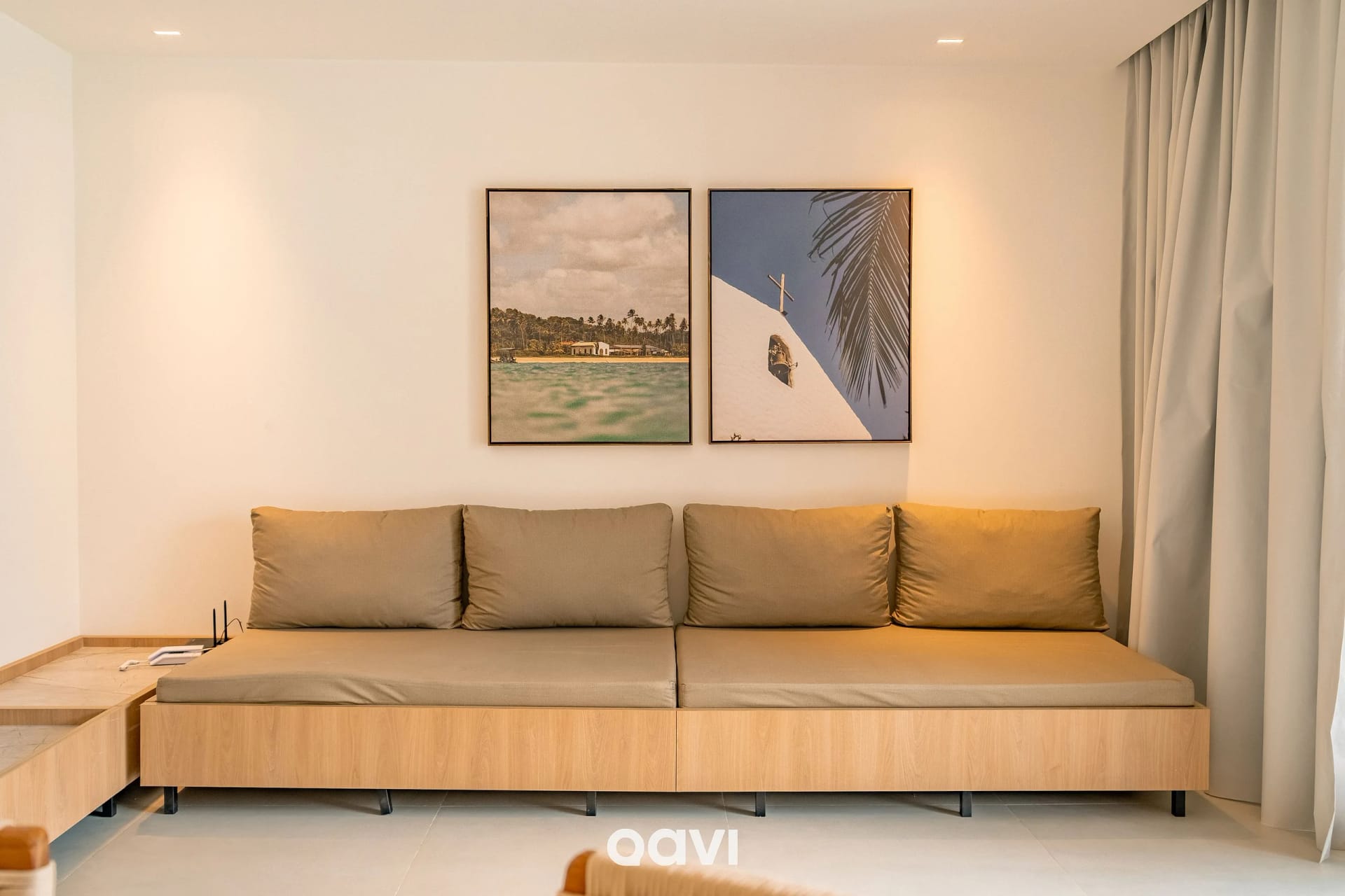Sala de Estar — Apartamento na Praia de Tatuamunha by Qavi
